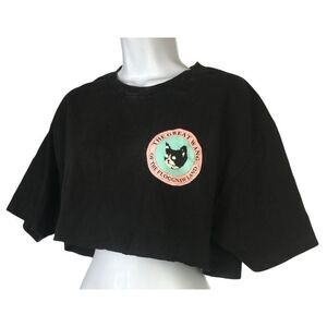Golf X Odd Future Great Wang of The Floggnaw Land Crop T-Shirt Top Cat Flog Gnaw